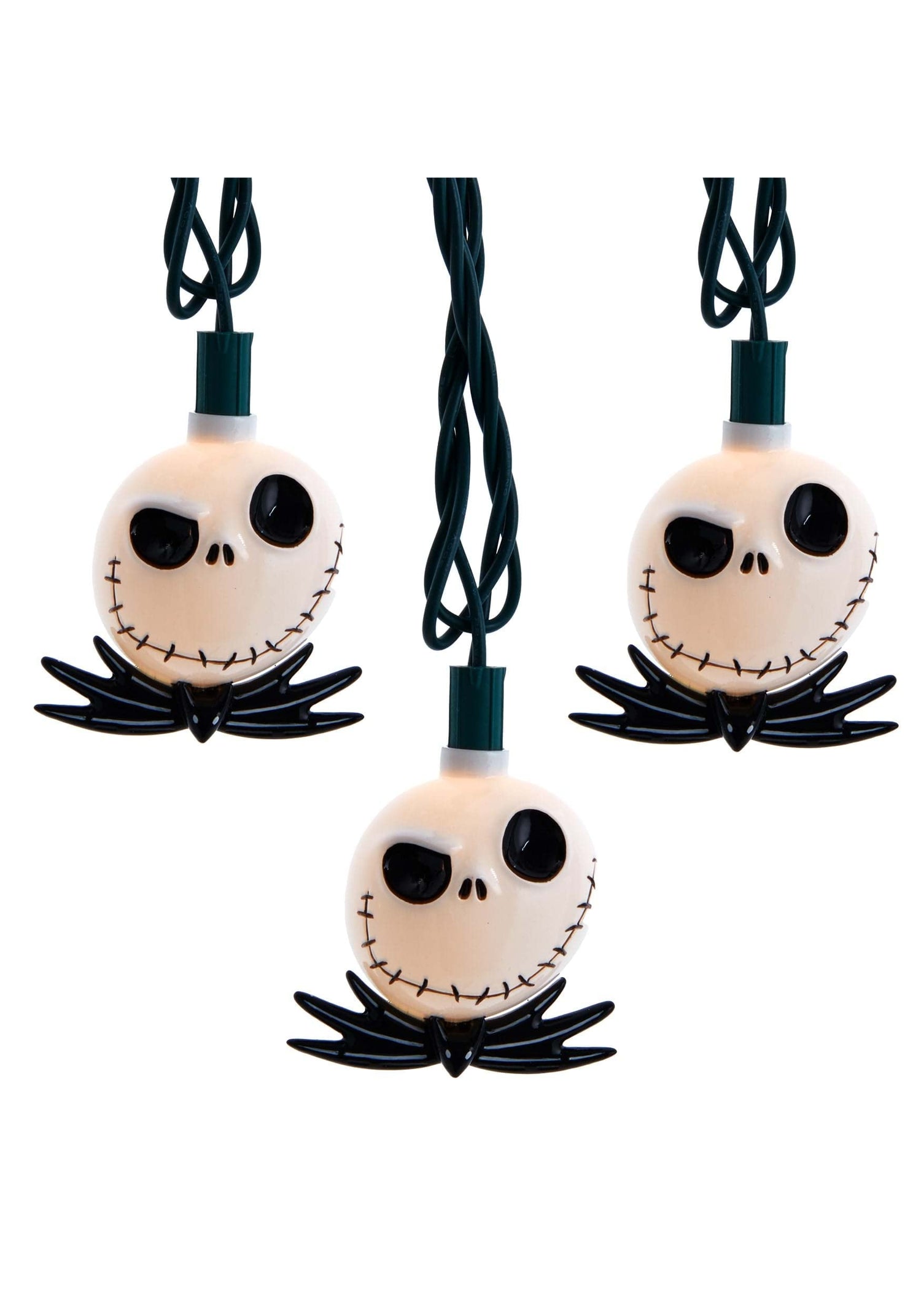 Kurt S. Adler 10-Light Nightmare Before Christmas Jack Skellington Set