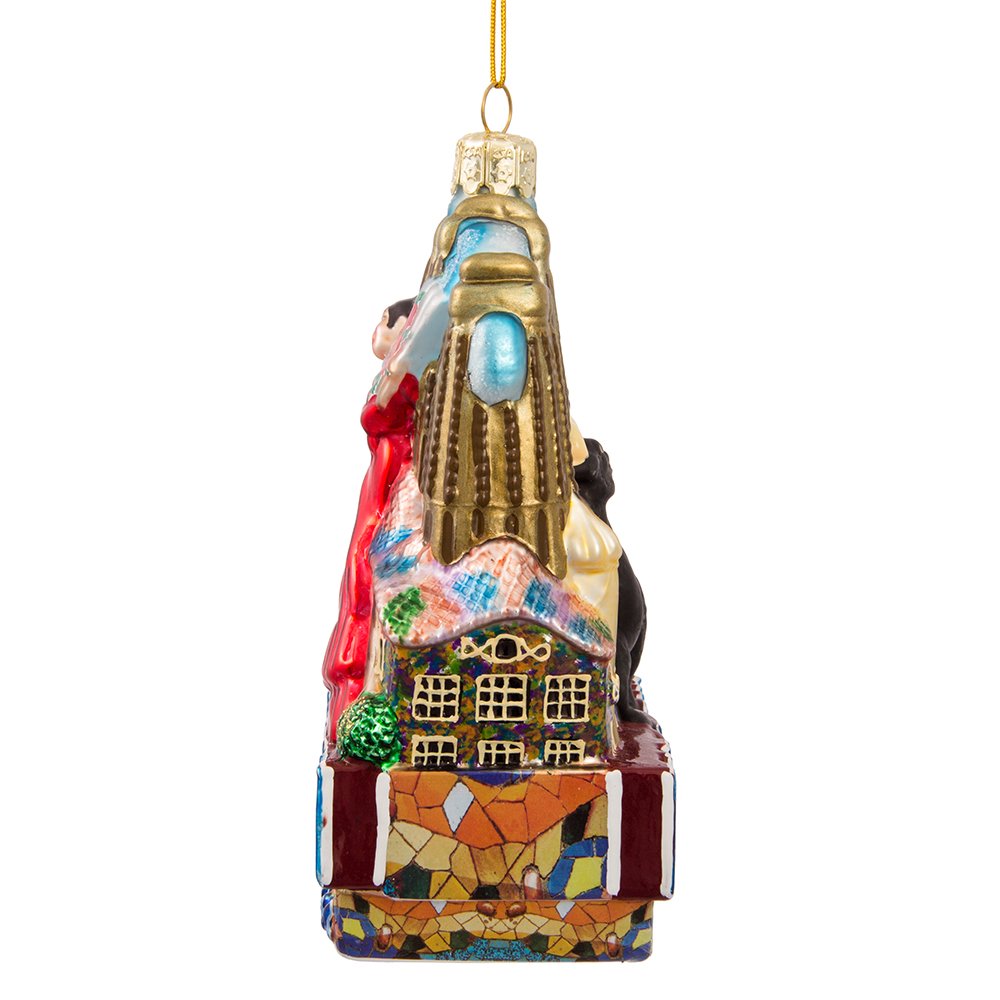 Kurt S. Adler Kurt Adler Barcelona Glass Ornament for Christmas