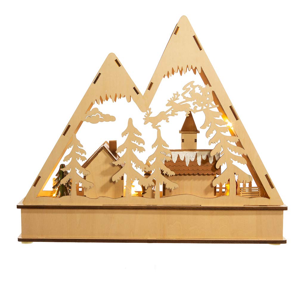 Kurt S. Adler JEL0957 Christmas Village, Multi-Colored