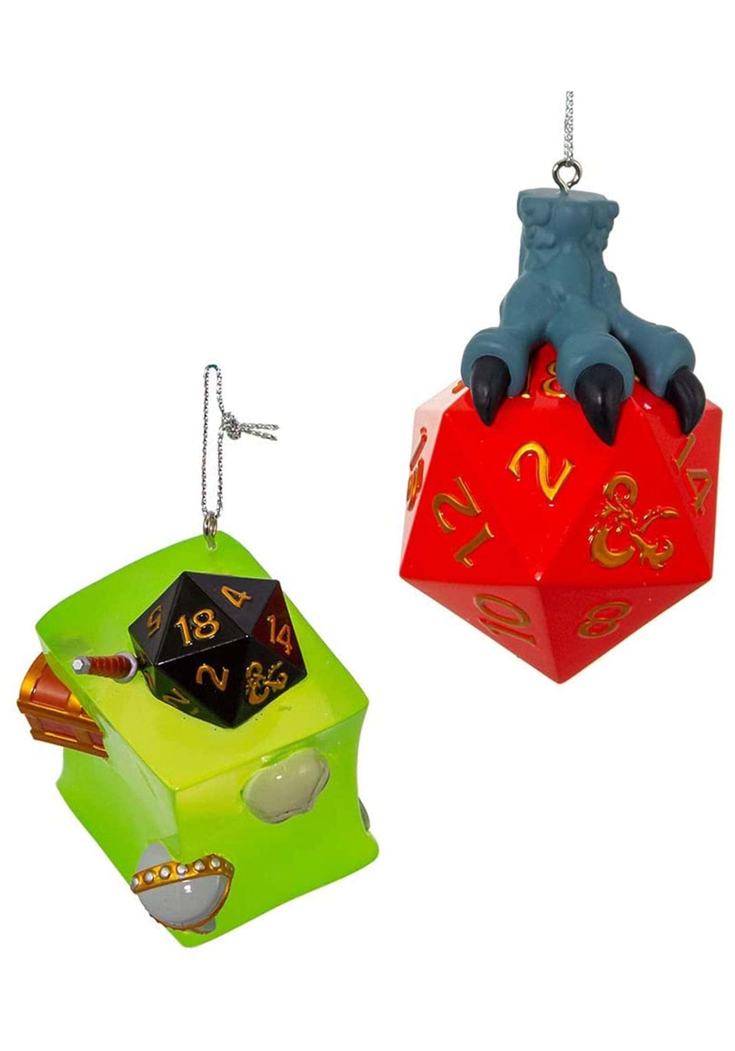 Kurt S. Adler Dungeons and Dragons Dice and Gelatinous Cube, 2 Piece Set