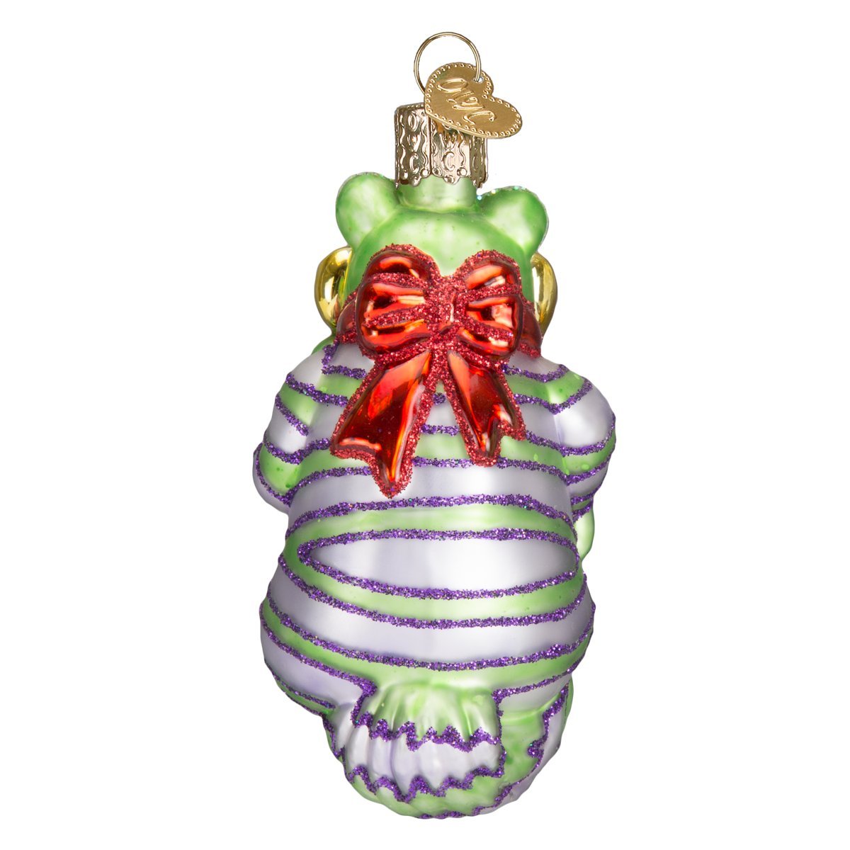 Old World Christmas Cheshire Cat Glass Blown Ornament for Christmas Tree, Handcrafted Holiday Decoration