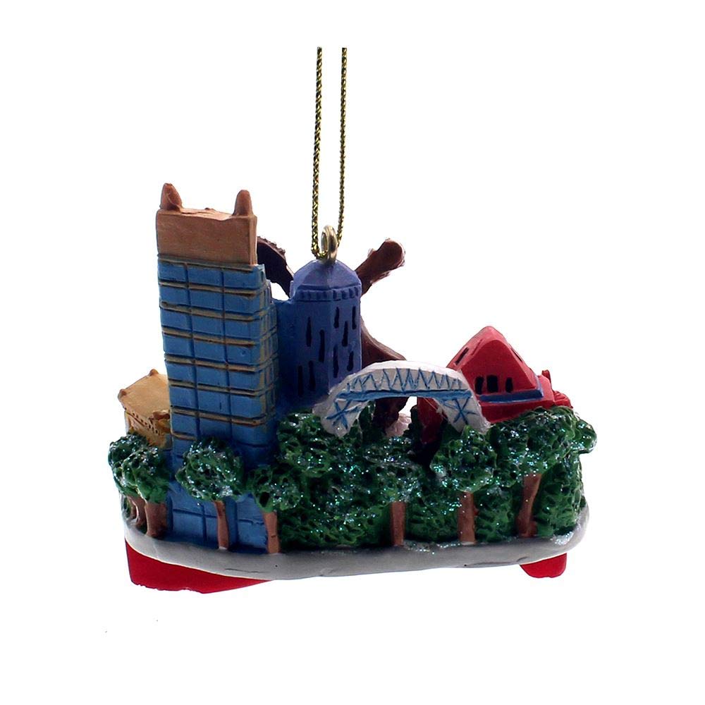 Kurt Adler A2018 Nashville Hanging Ornament, 2-inch High, Resin