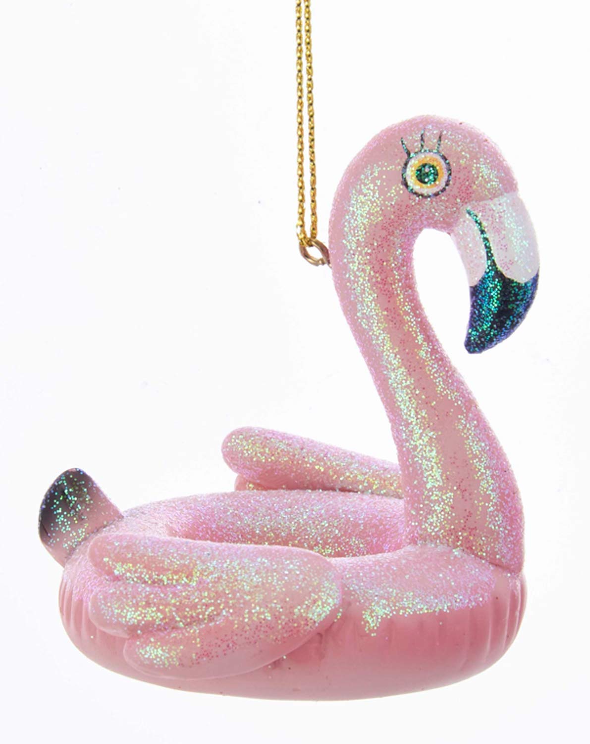 Pink Flamingo Pool Float Ornament