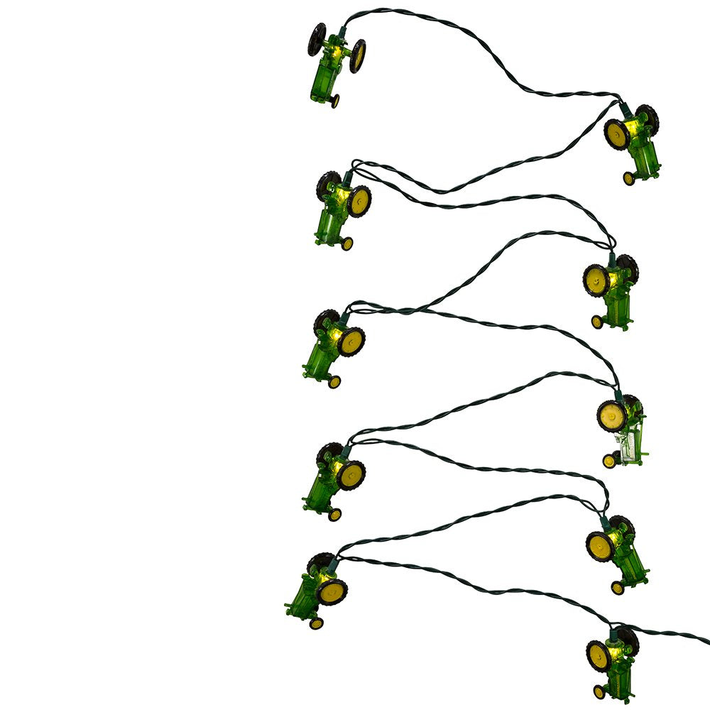 Kurt Adler UL 10 Bulb John Deere Tractor Light Set