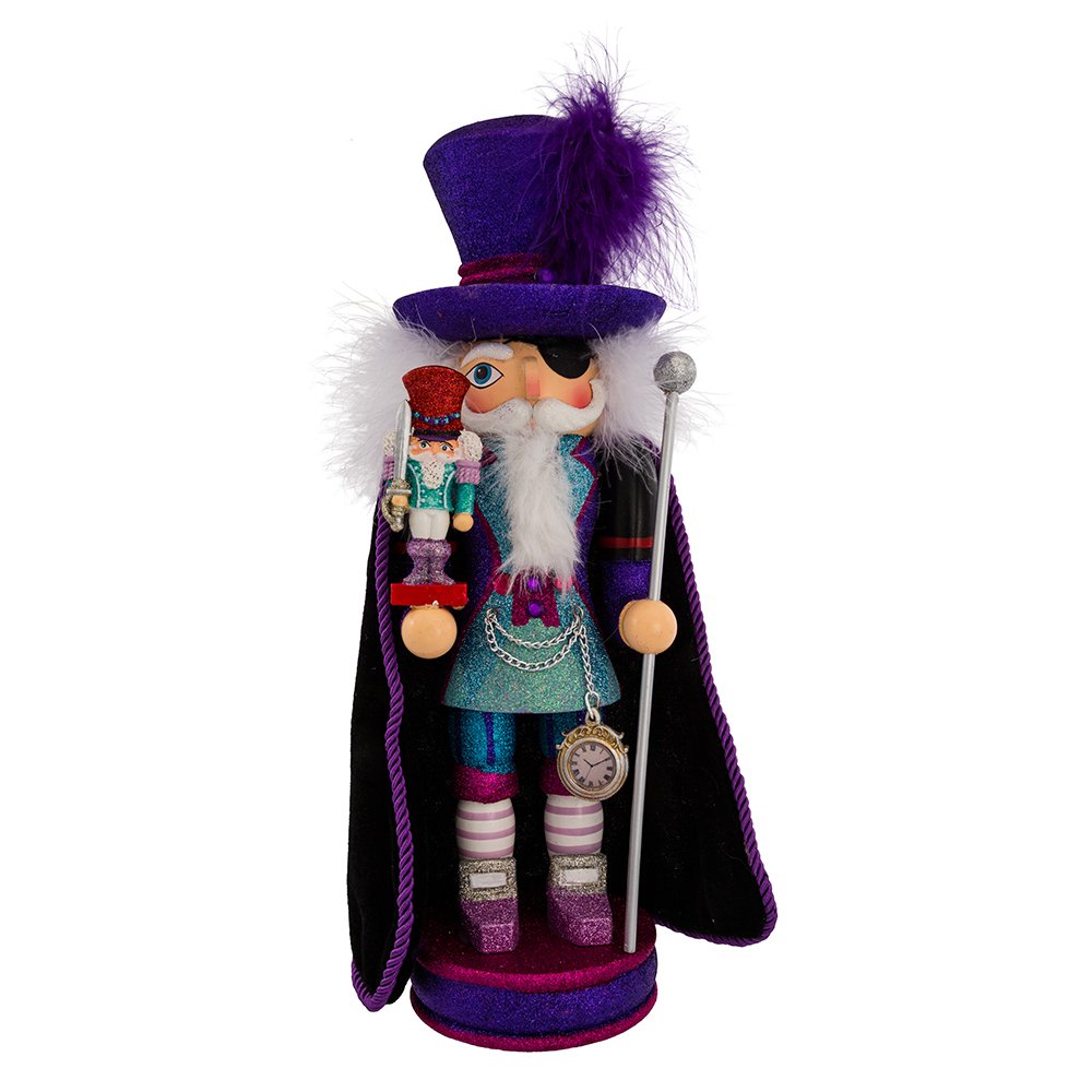 Kurt S. Adler Hollywood Drosselmeier Nutcracker, Purple, 15in