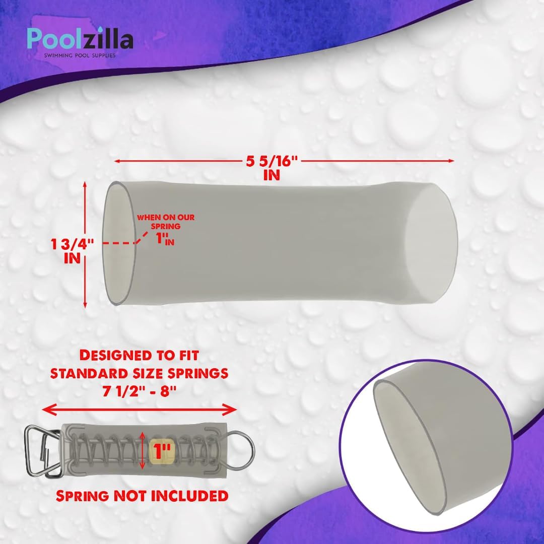 Poolzilla Protective PVC Sleeves for Pool Safety Cover Springs