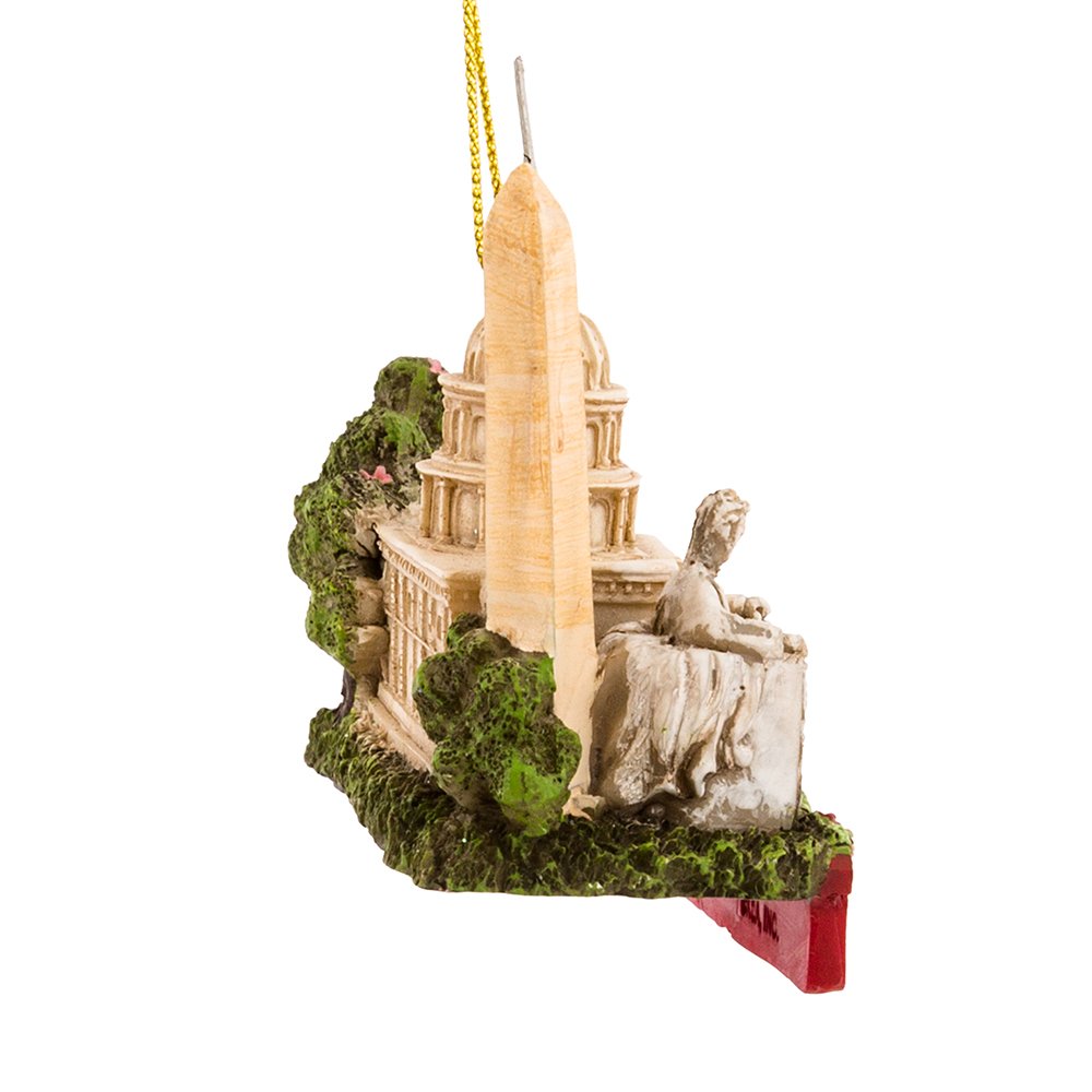 Kurt Adler C7294DC City Travel Washington Dc Ornament, 3.25-Inch