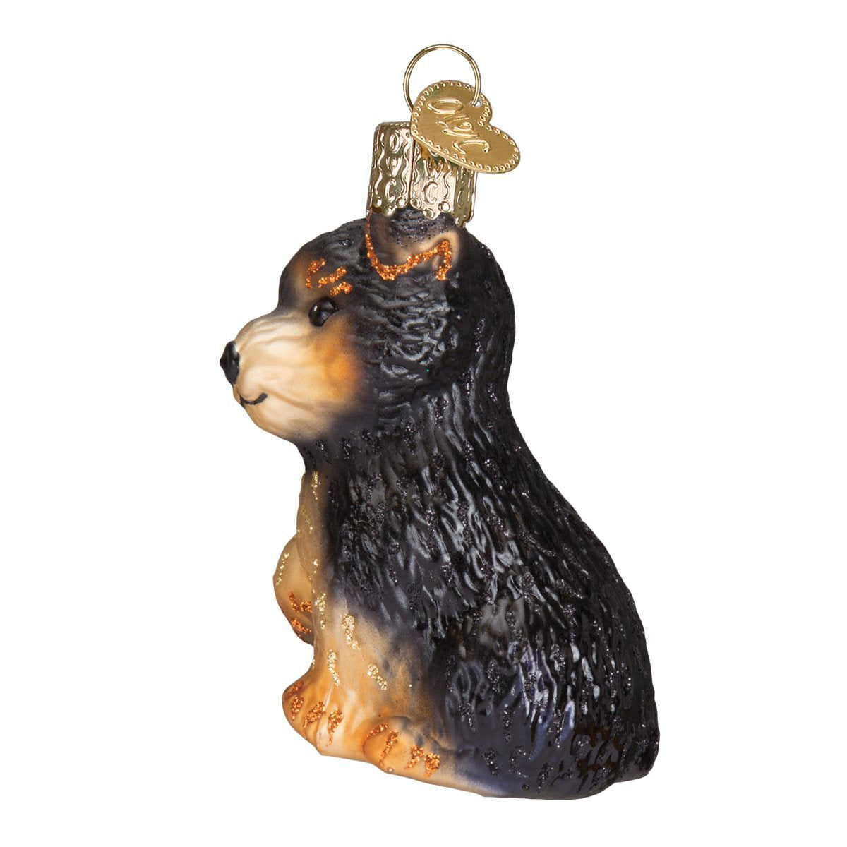 Old World Christmas Boston Terrier Glass Blown Ornament for Christmas Tree, Handcrafted Holiday Decoration, Dog Collection