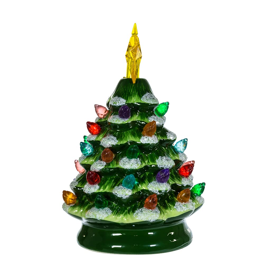 Kurt Adler C9537 Table Piece, Green, 5.5 inch