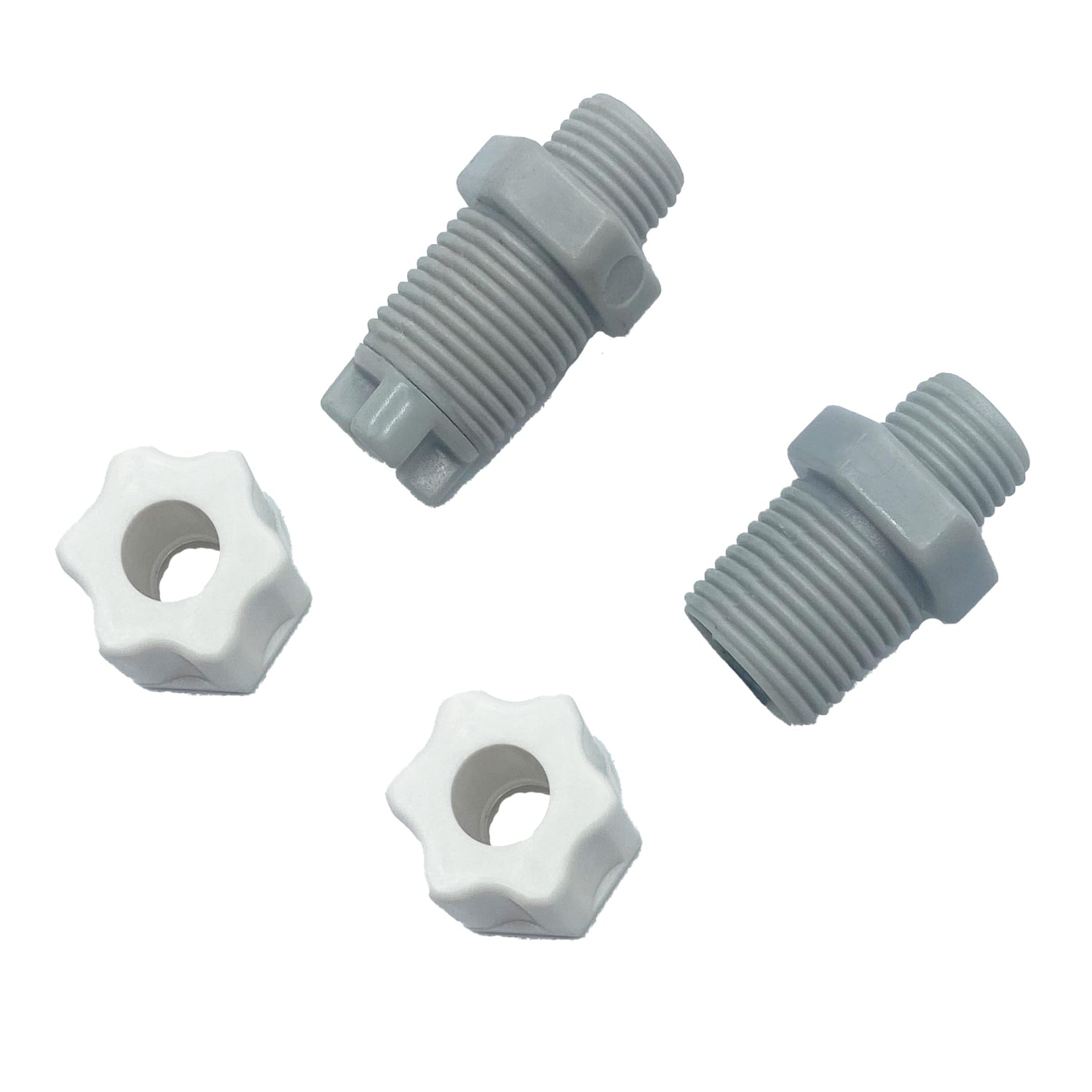 Poolzilla Feeder Check Valve and Inlet Fitting Assembly - Compatible with Hayward CLX220EA, CL200, CL220 Feeders