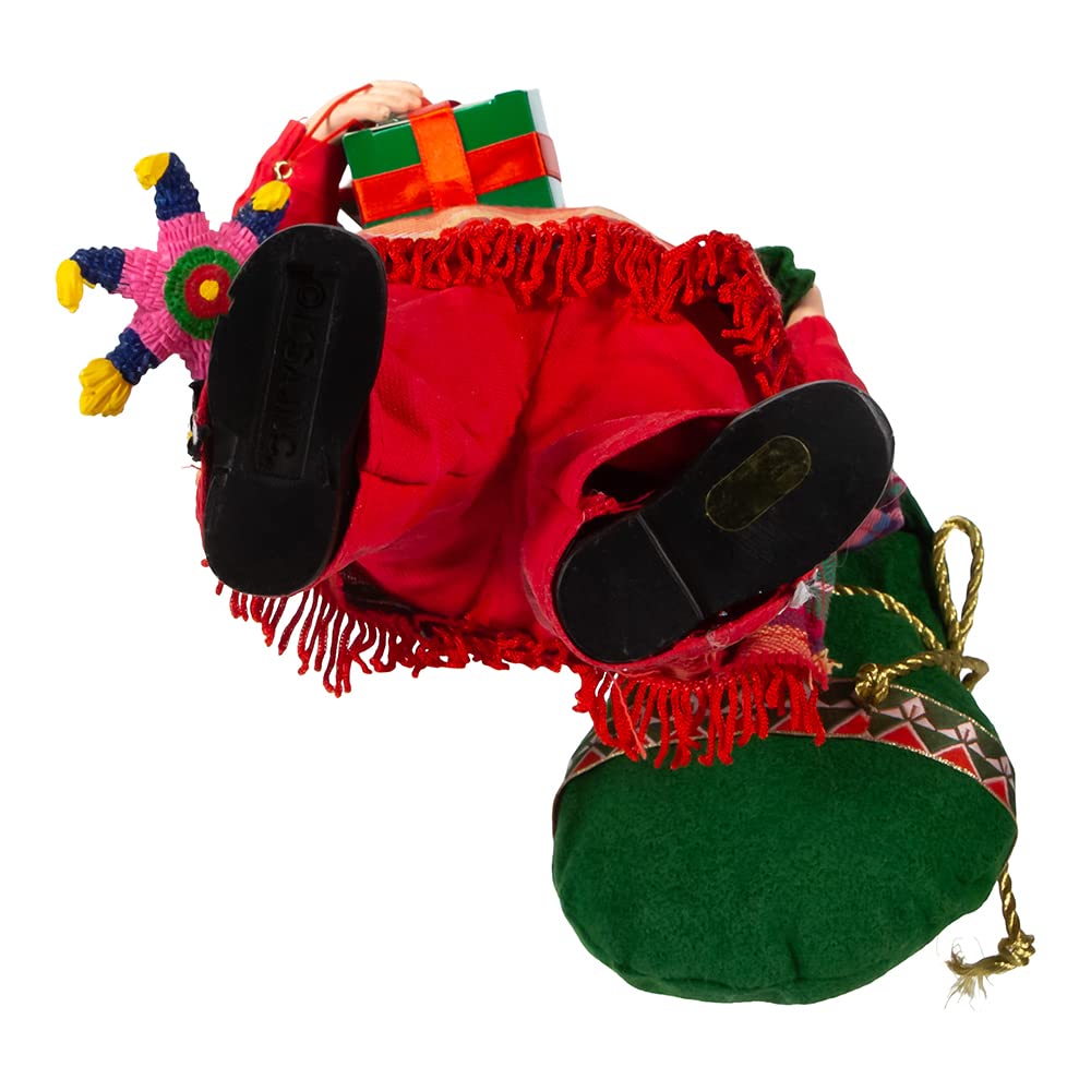 Kurt S. Adler 11-Inch Fabriché Musical Mexican Santa
