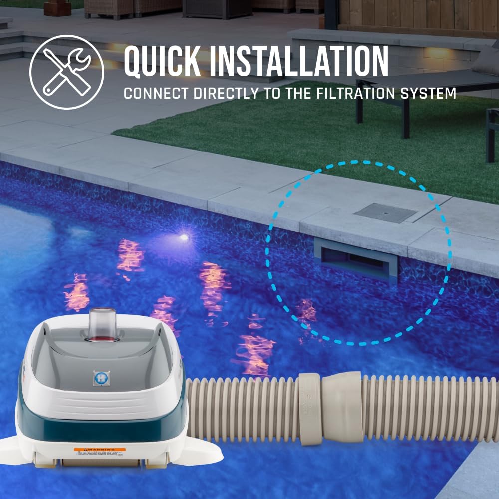 Hayward Pool Vac XL Suction Cleaner 40' Hose, Concrete Pools