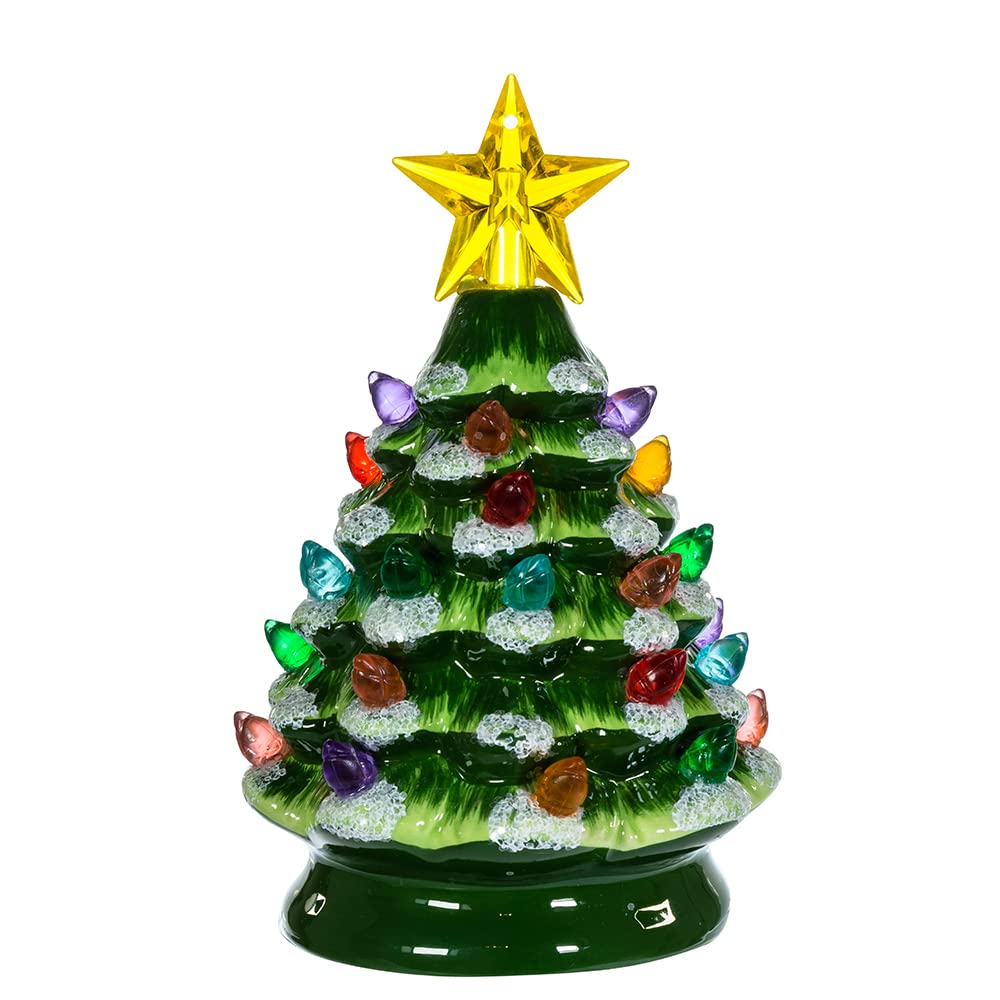 Kurt Adler C9537 Table Piece, Green, 5.5 inch