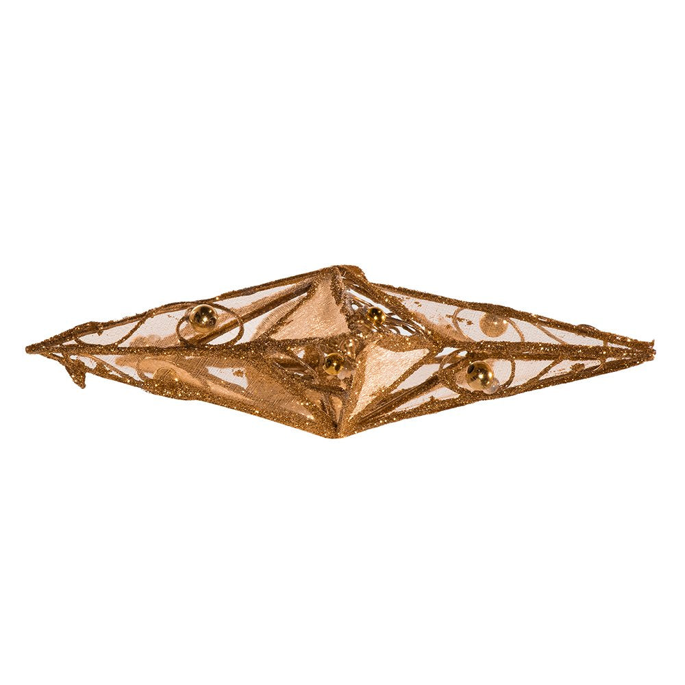Kurt Adler 6-1/4-Inch Gold Wire Star Treetop