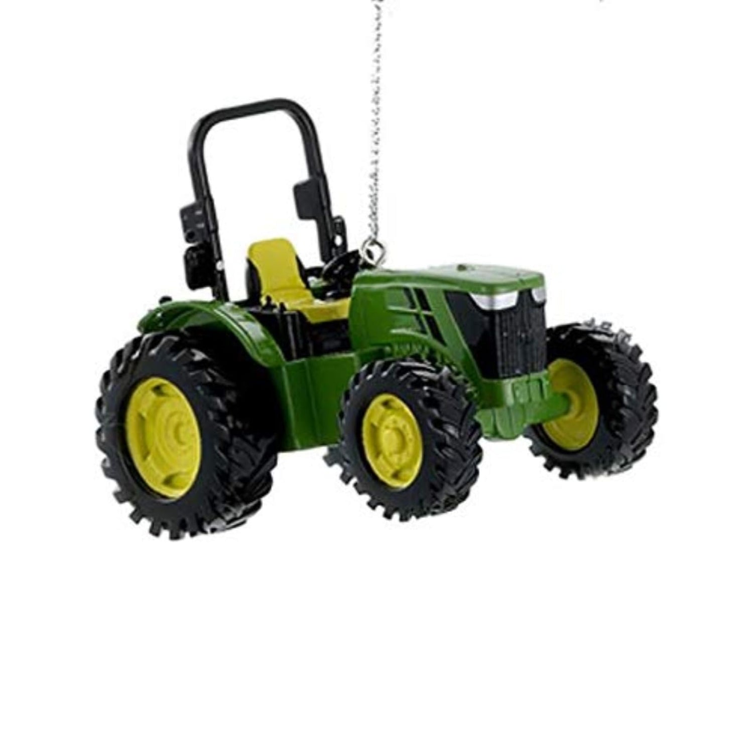 Kurt Adler Plastic Ornament for Christmas Tree, John Deere Utility Tractor