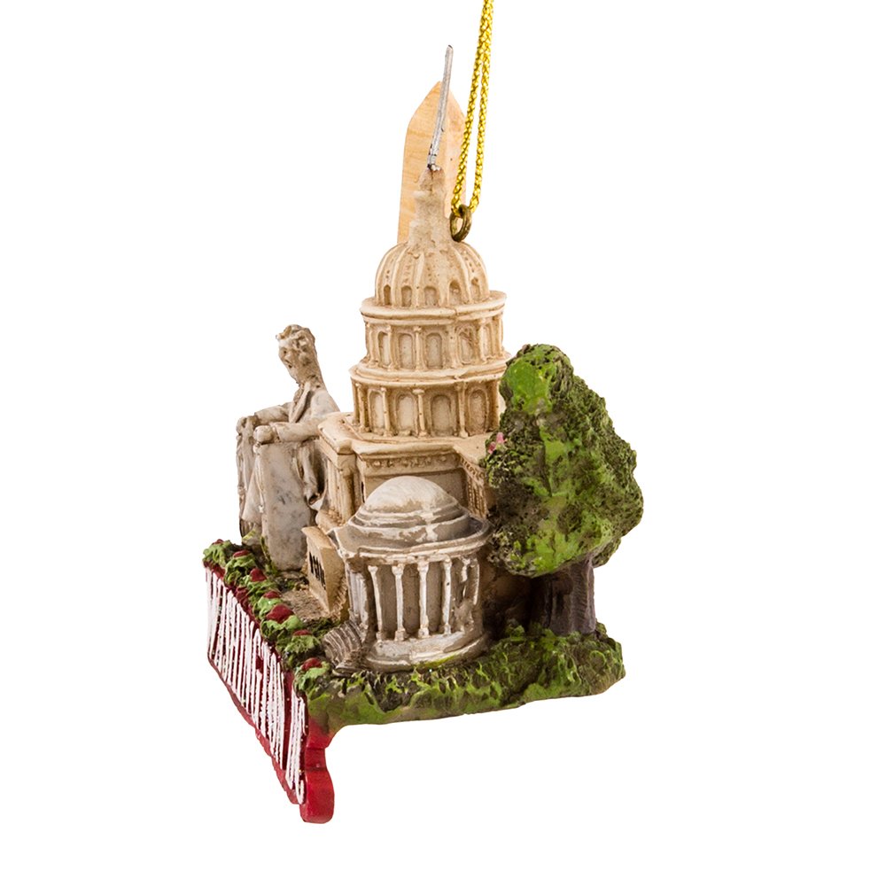 Kurt Adler C7294DC City Travel Washington Dc Ornament, 3.25-Inch