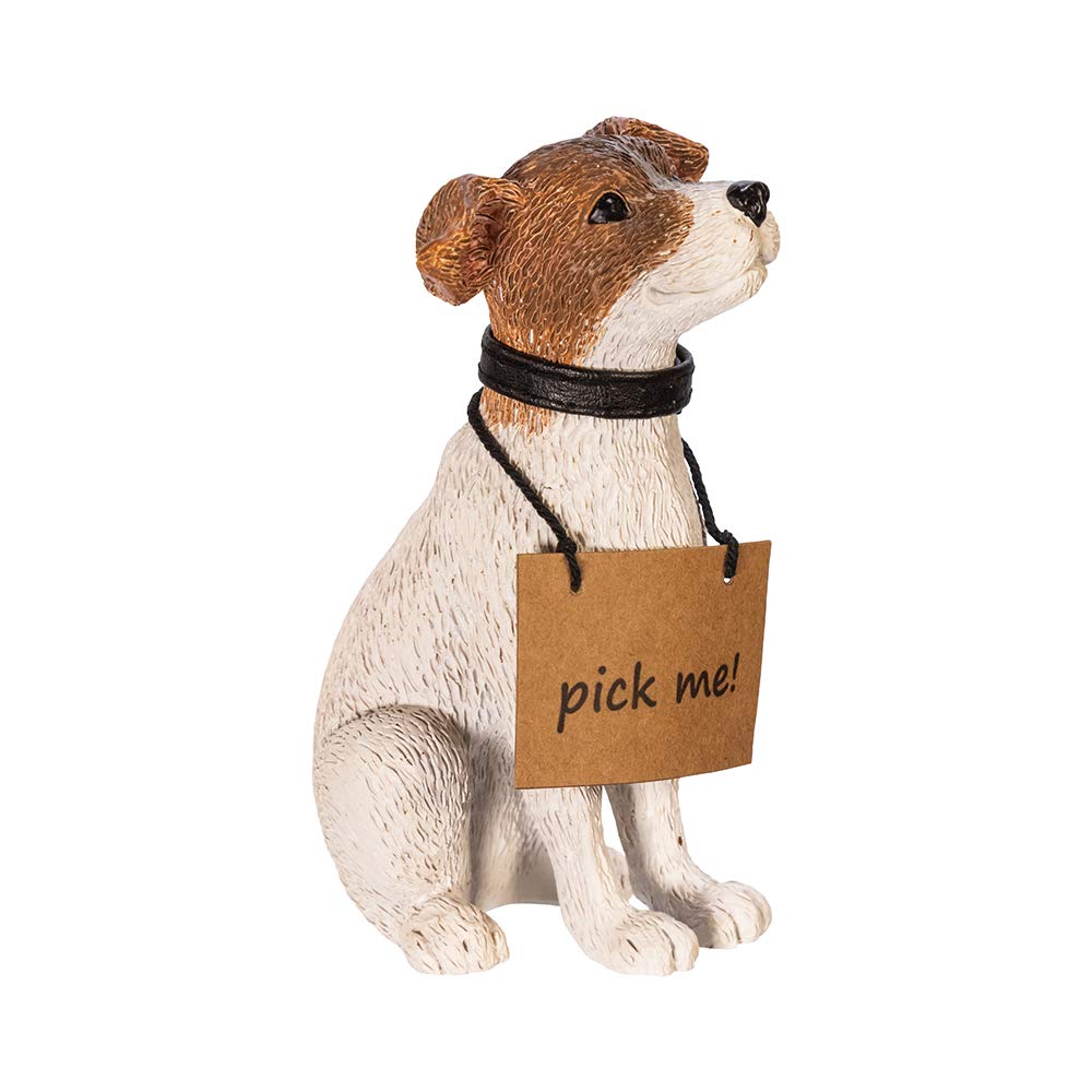 Kurt Adler 10.5-Inch Fabrich‚? Adopt-a-Pet Santa with Dog, 2 Piece Set