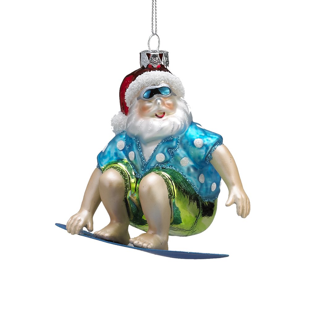 Kurt S. Adler Beach Nautical Themed Glass Ornaments (4