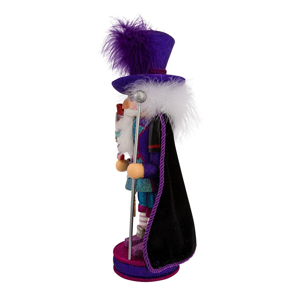 Kurt S. Adler Hollywood Drosselmeier Nutcracker, Purple, 15in