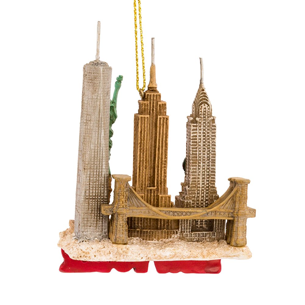Kurt Adler 3.75 Inches Tall City Travel New York City Ornament