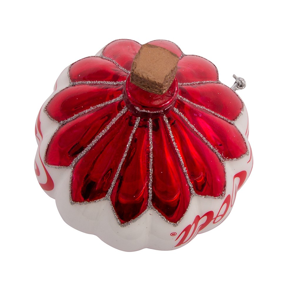 Coca-Cola Kurt Adler Glass Balloon Ornament, 3.5-Inch