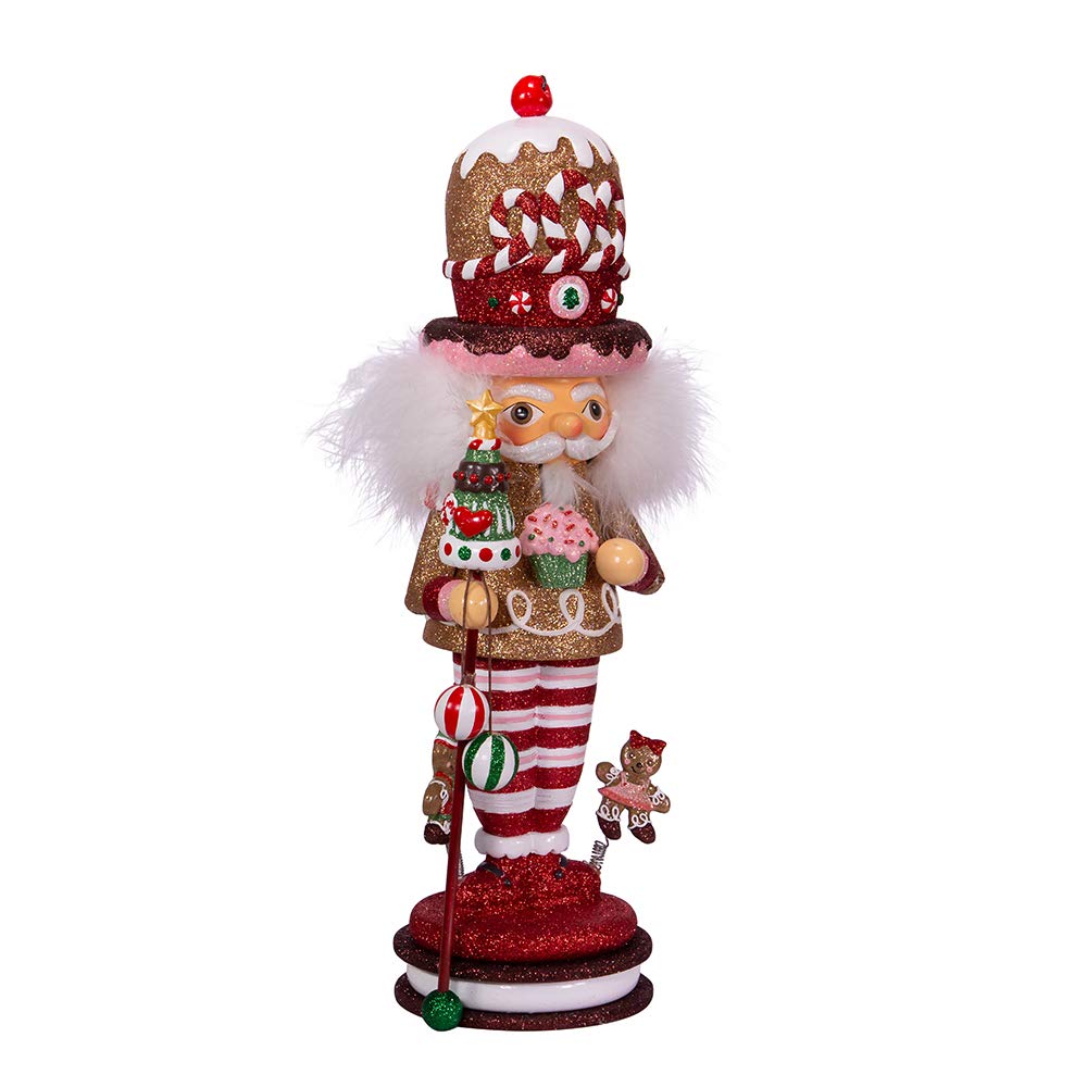 Kurt S. Adler 16.5-Inch Hollywood Gingerbread King Nutcracker, Multicolor