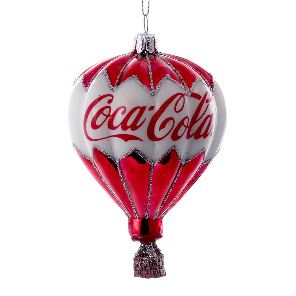 Coca-Cola Kurt Adler Glass Balloon Ornament, 3.5-Inch