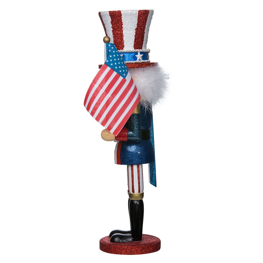 Hollywood Kurt Adler 15-Inch Wooden Uncle Sam Nutcracker