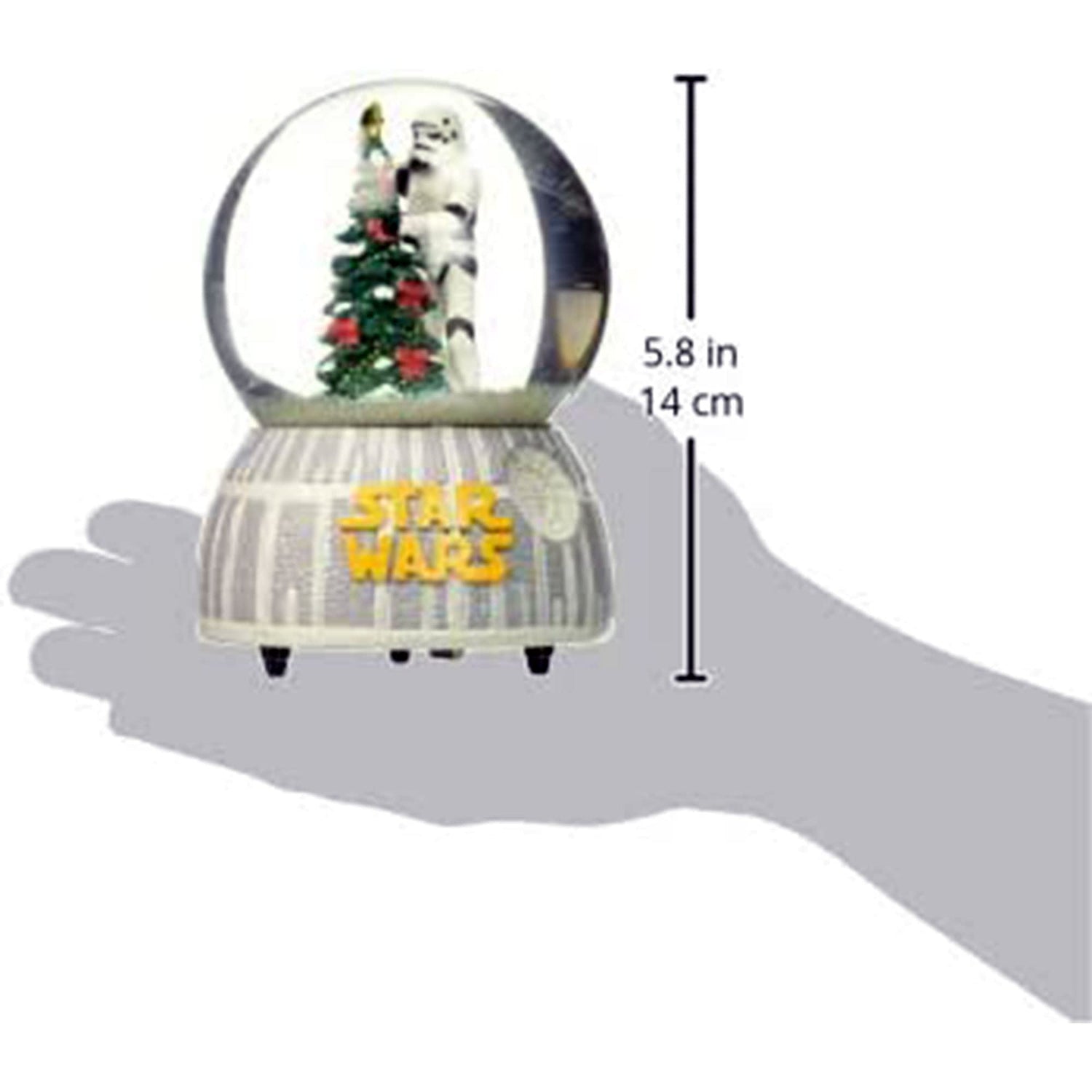 Kurt Adler 100mm Musical Stormtrooper Decorating Christmas Tree Waterglobe (SW8162)