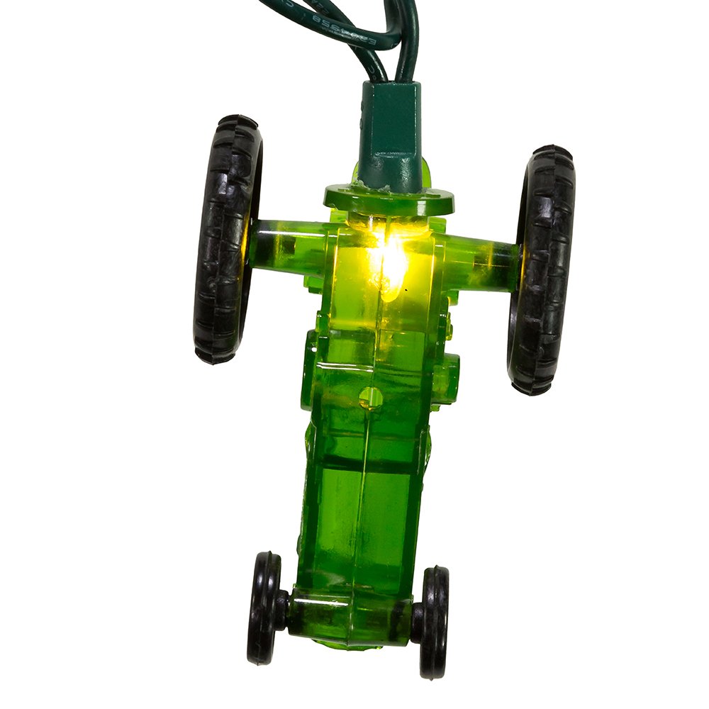 Kurt Adler UL 10 Bulb John Deere Tractor Light Set