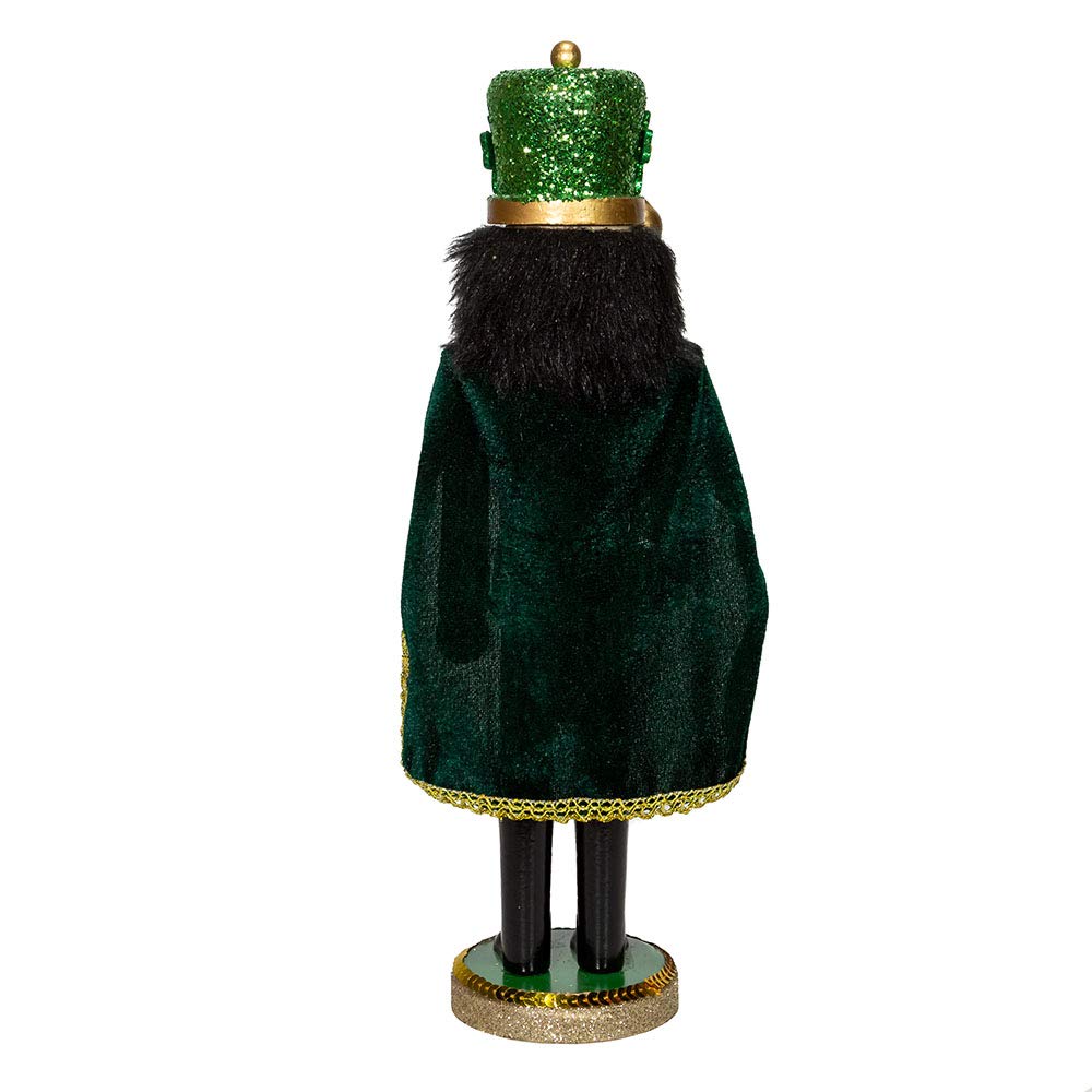 Kurt Adler Wooden Nutcrackers, Irish Nutcracker with Cape, 15