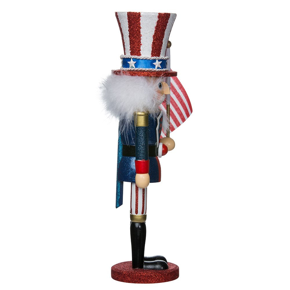 Hollywood Kurt Adler 15-Inch Wooden Uncle Sam Nutcracker