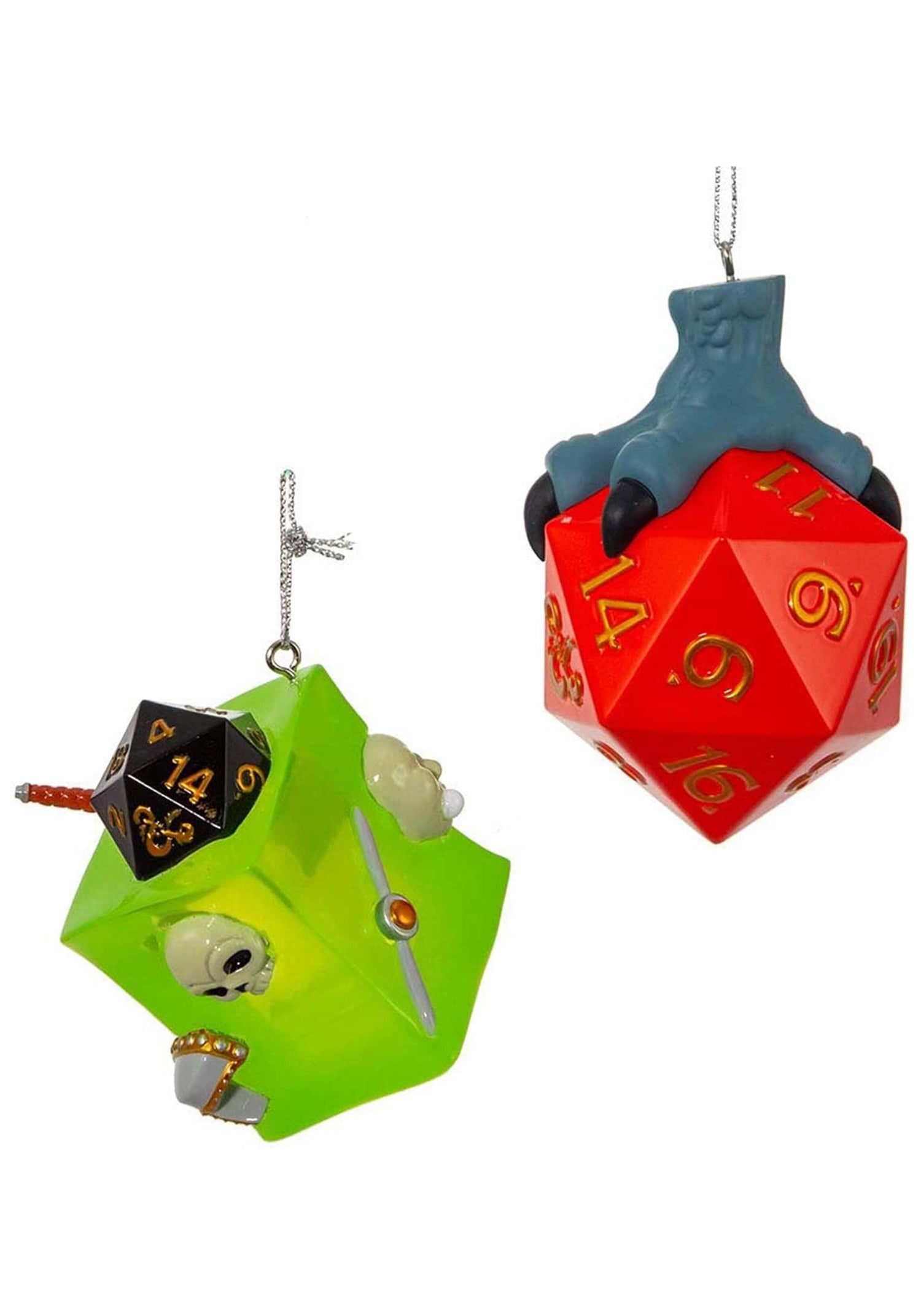 Kurt S. Adler Dungeons and Dragons Dice and Gelatinous Cube, 2 Piece Set