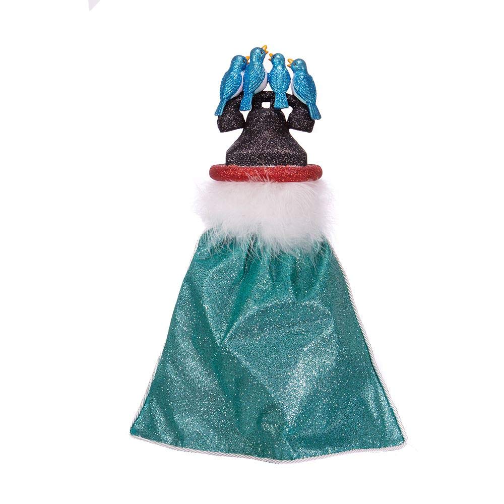 Kurt S. Adler 17.5-Inch Hollywood 12 Days of Christmas Four Calling Birds Nutcracker, Multi