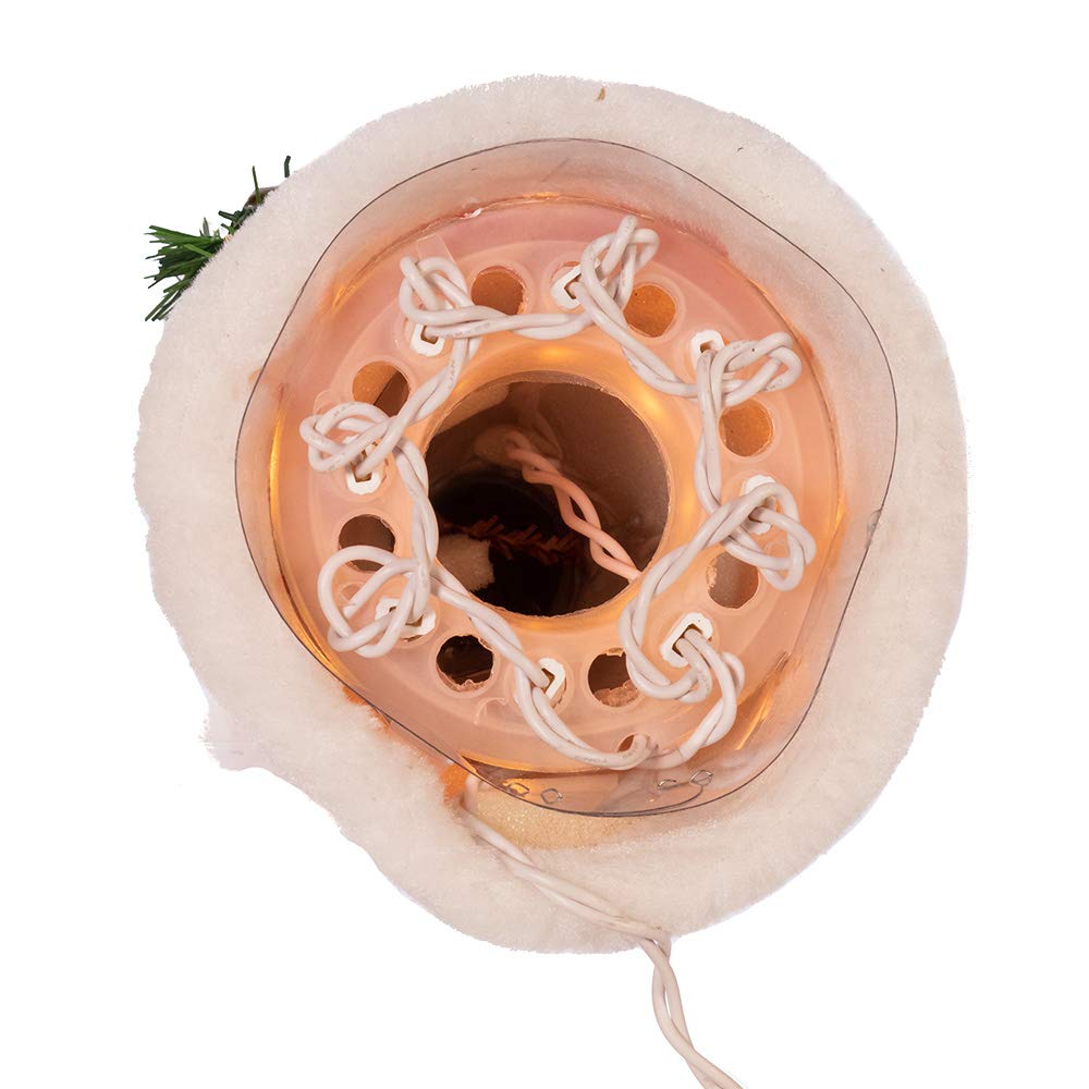 Kurt S. Adler Kurt Adler Inch UL 10-Light Santa Treetop, Multi