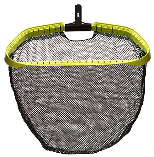 Ocean Blue Water Products Tsunami Leaf Rake with Big Mesh Bag, 20-Inch, Yellow