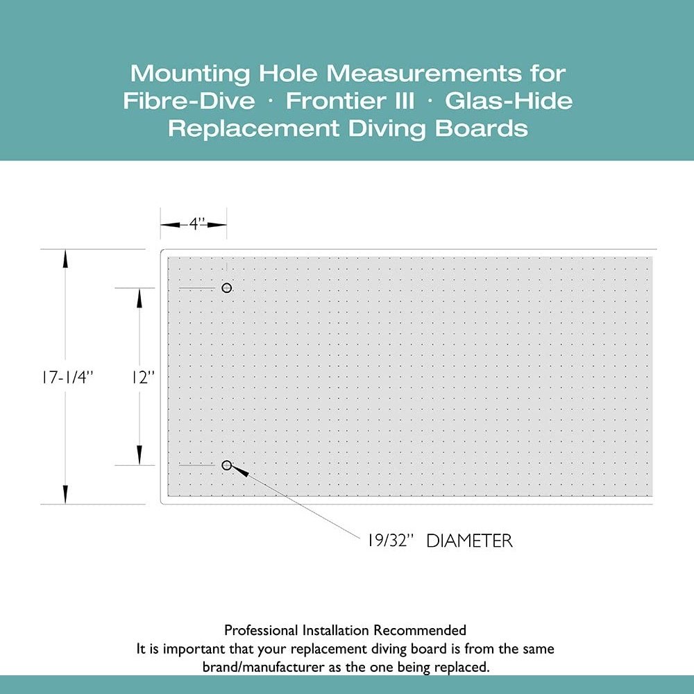 S.R. Smith 66-209-270S2-1 Fibre-Dive Replacement Diving Board, 10-Feet, Radiant White