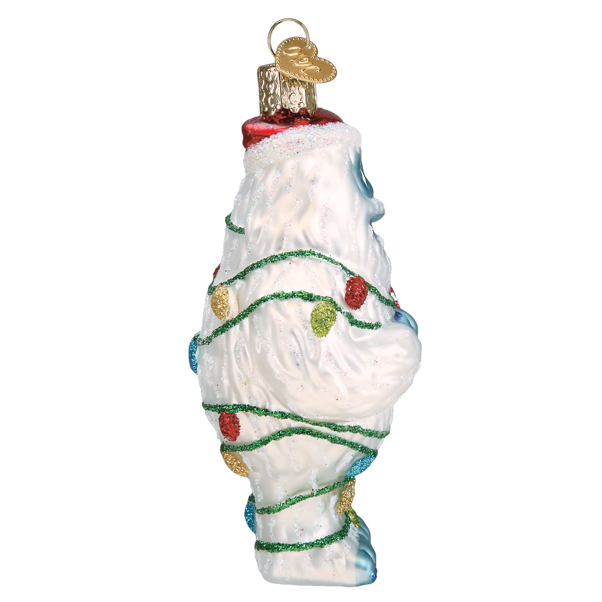 Old World Christmas Bumble (Rudolph The Red-Nosed Reindeer) Glass Blown Ornament for Christmas Tree, Handcrafted Holiday Decoration, Rudolph Collection