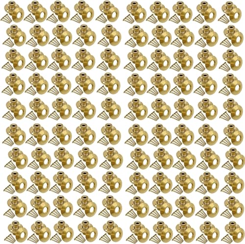 Poolzilla Wood Deck Brass Anchor with Collar for Safety Cover - Universal Fit