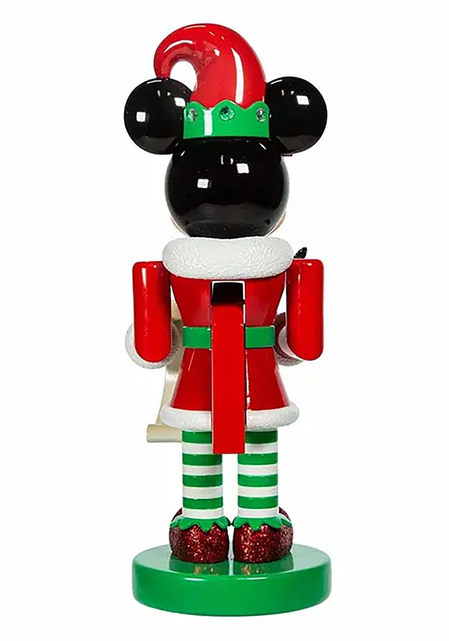 Disney 10-Inch Minnie The Elf Nutcracker | Minnie Mouse Christmas Nutcracker Decoration Standard