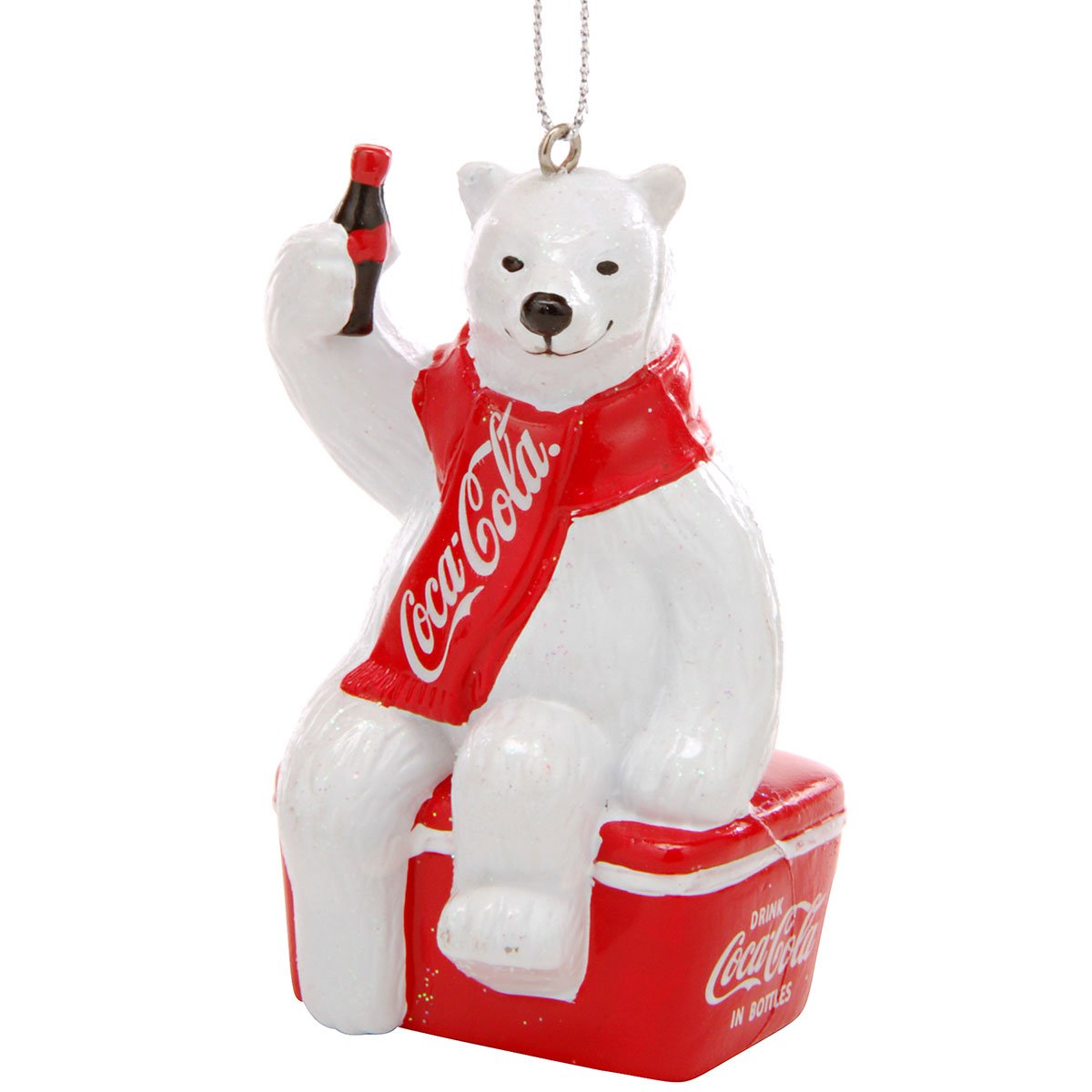 Kurt S. Adler YAMCC1124 Coca-Cola Polar Bear Ornament, 3.5