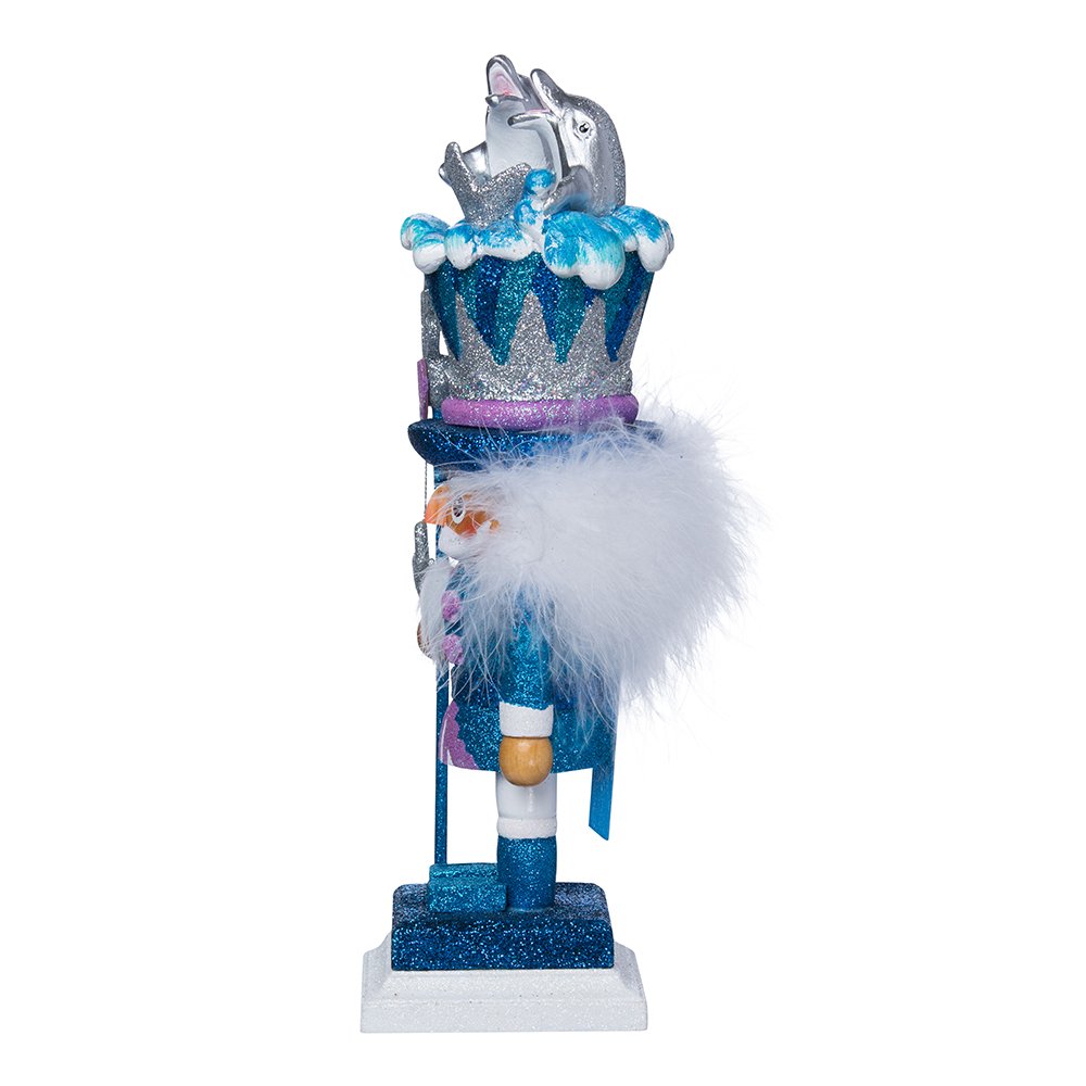 Kurt Adler HA0210 Hollywood Dolphin Nutcracker, 12-Inch