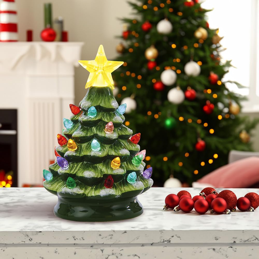 Kurt Adler C9537 Table Piece, Green, 5.5 inch