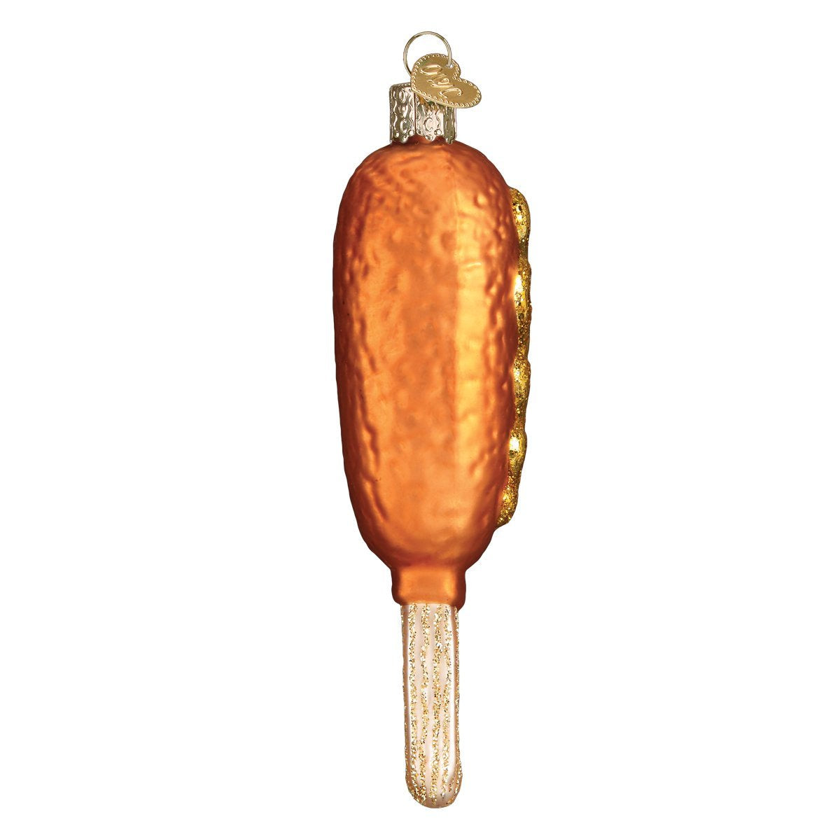 Old World Christmas Corn Dog Ballpark Foods Glass Blown Ornaments for Christmas Tree, 5