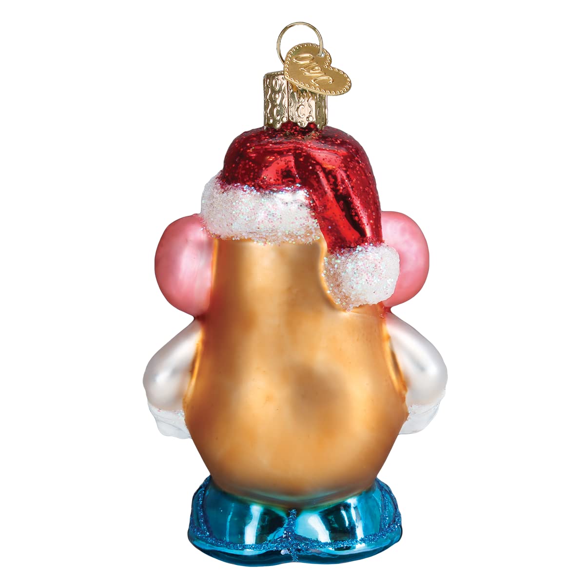 Old World Christmas Mr. Potato Head Glass Blown Ornament for Christmas Tree, Handcrafted Holiday Decoration, Childrens Toy - Toy Story Collection