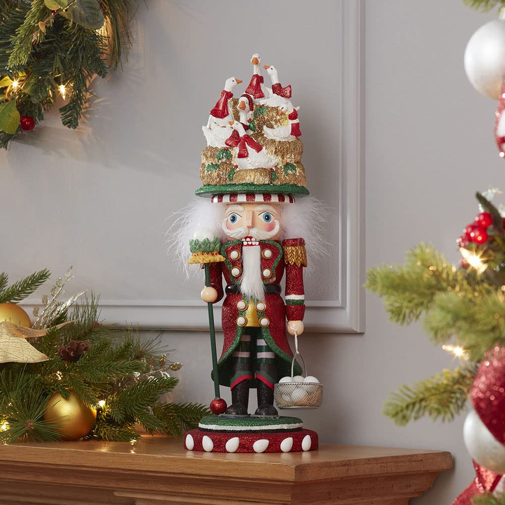 18-Inch Hollywood 12 Days of Christmas Nutcracker