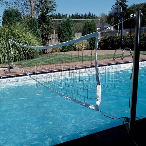 S.R. Smith SR Smith Swim N' Spike 16' Net Volleyball and Needle VBK-100