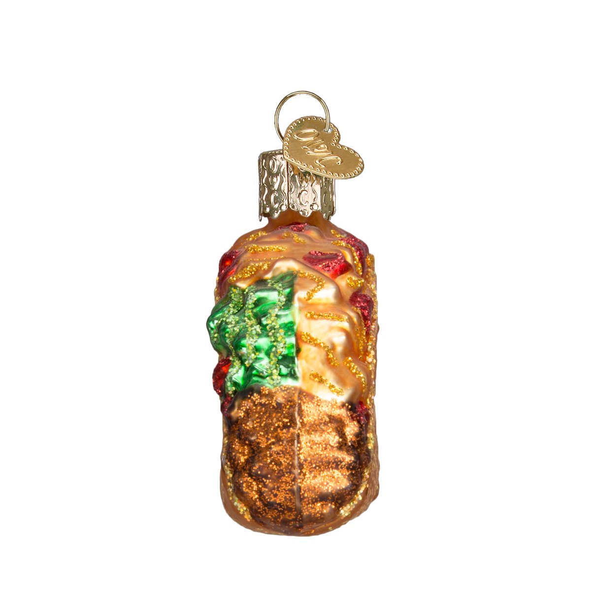 Old World Christmas Ornaments: Taco Glass Blown Ornaments for Christmas Tree (32084)
