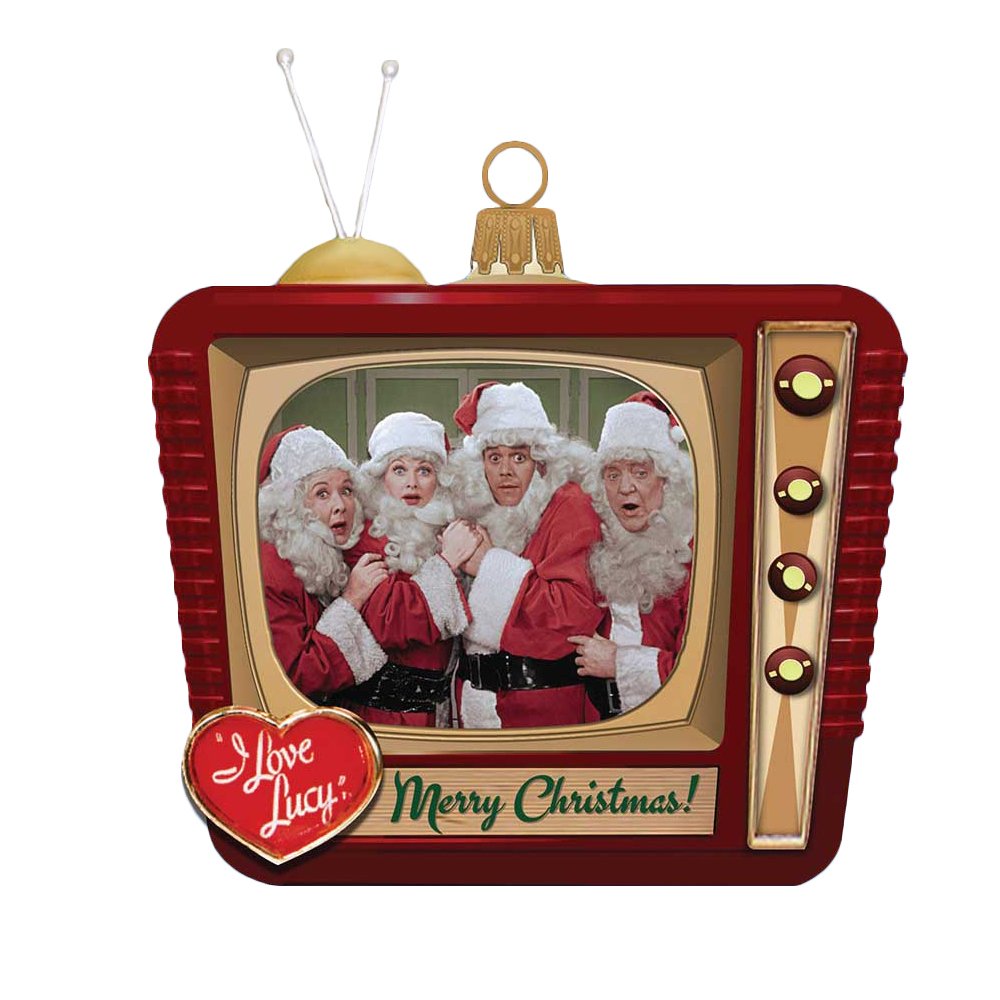 Kurt Adler Glass I Love Lucy TV Ornament,Christmas