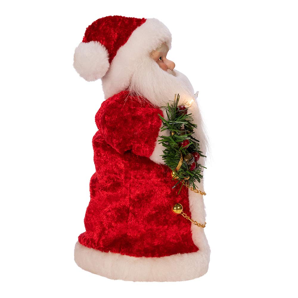 Kurt S. Adler Kurt Adler Inch UL 10-Light Santa Treetop, Multi